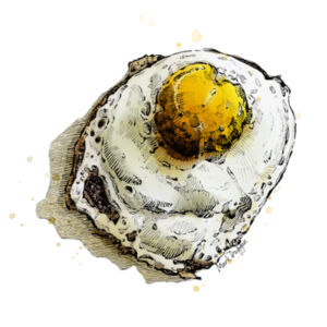 Ya Big Egg - AS Colour Mens Staple V Neck Tee Design