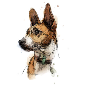 Roxy the Foxy - AS Colour Womens Maple Tee Design