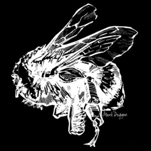 Negative Bee (Profile) - Thread Project Unisex Epic Hoodie Design