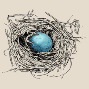 Blue Egg - Tea Towel Design