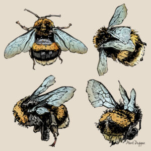 Quad Bees - Super Tote Bag - Thread Project Design