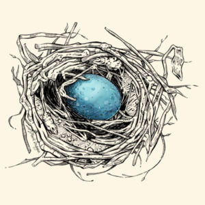 Blue Egg - AS Colour Carrie Tote Bag  Design