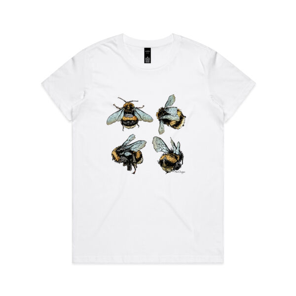 Quad Bees - AS Colour Womens Maple Tee Thumbnail