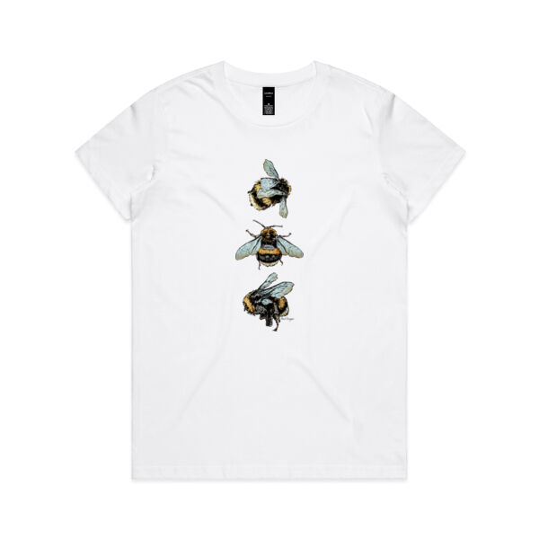 Bee Trio (Colour) - AS Colour Womens Maple Tee Thumbnail