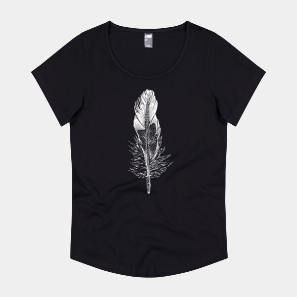 Solus (Negative) - Thread Project Womens Jazz Scoop Neck Tee Thumbnail