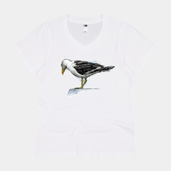 I See You Gull - Thread Project Womens Eden V-Neck Tee Thumbnail