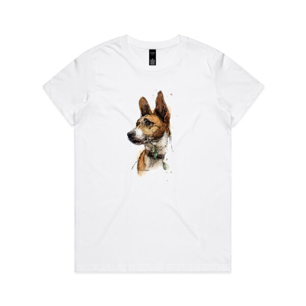 Roxy the Foxy - AS Colour Womens Maple Tee Thumbnail