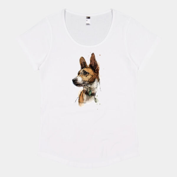 Roxy the Foxy - Thread Project Womens Jazz Scoop Neck Tee Thumbnail