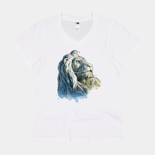 Oamaru Lion (3 Quarter) - Thread Project Womens Eden V-Neck Tee Thumbnail