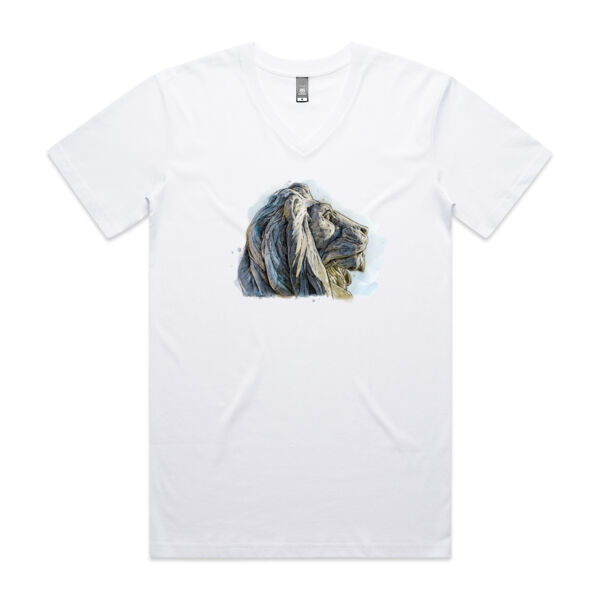Oamaru Lion (Profile) - AS Colour Mens Staple V Neck Tee Thumbnail