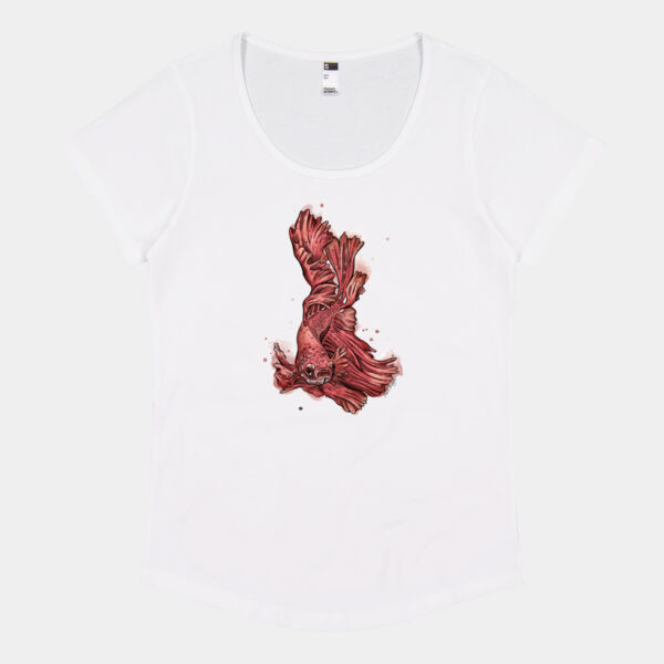 Betta Flow - Thread Project Womens Jazz Scoop Neck Tee Thumbnail