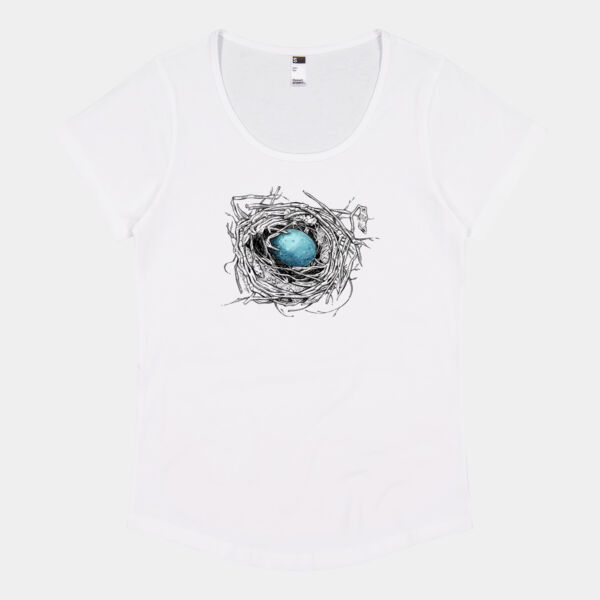 Blue Egg - Thread Project Womens Jazz Scoop Neck Tee Thumbnail