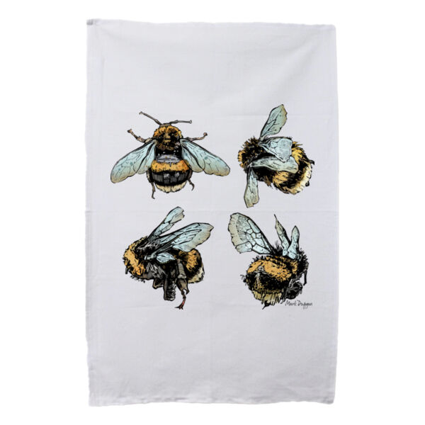 Quad Bees - Tea Towel Thumbnail