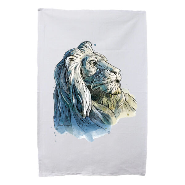 Oamaru Lion - Tea Towel Thumbnail