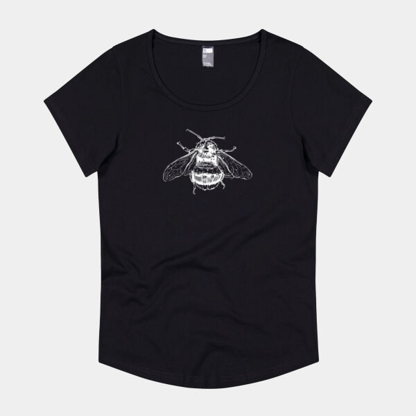 Negative Bee (Hummel) - Thread Project Womens Jazz Scoop Neck Tee Thumbnail