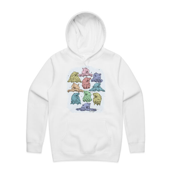 Orville Sprout, the Mini Jet - Riso - AS Colour Mens Stencil Hoodie Thumbnail