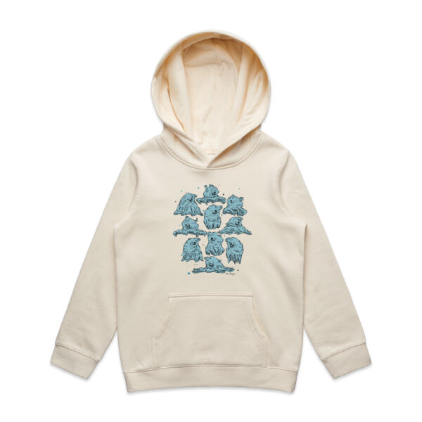 Orville Sprout, The Mini Jet - Riso Blue - AS Colour Kids Supply Hoodie Thumbnail