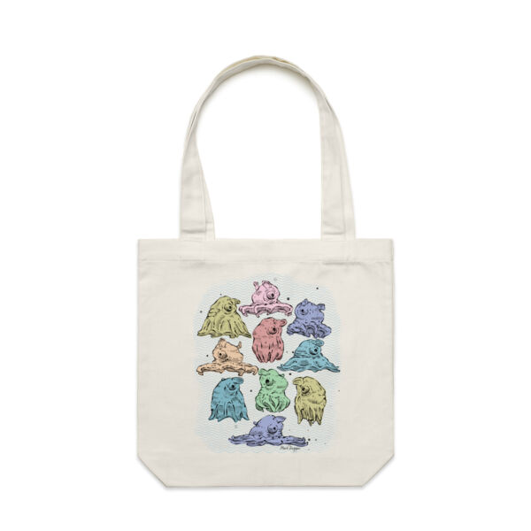 Orville Sprout, the Mini Jet - Riso - AS Colour Carrie Tote Bag  Thumbnail